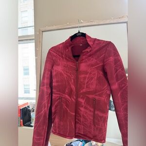 Red lululemon define jacket
